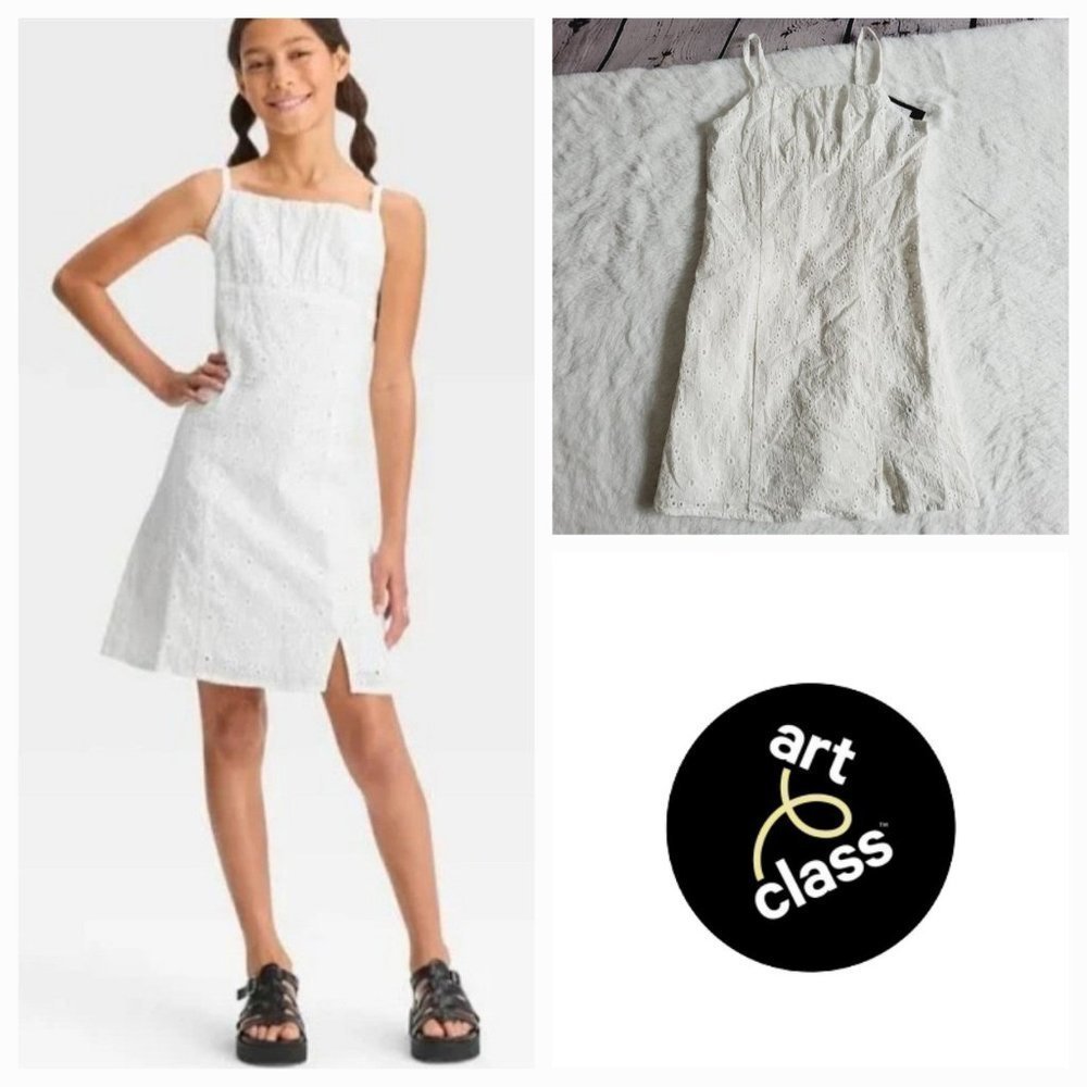 Art Class, Girls' Woven Dress, 3KIDR-BN